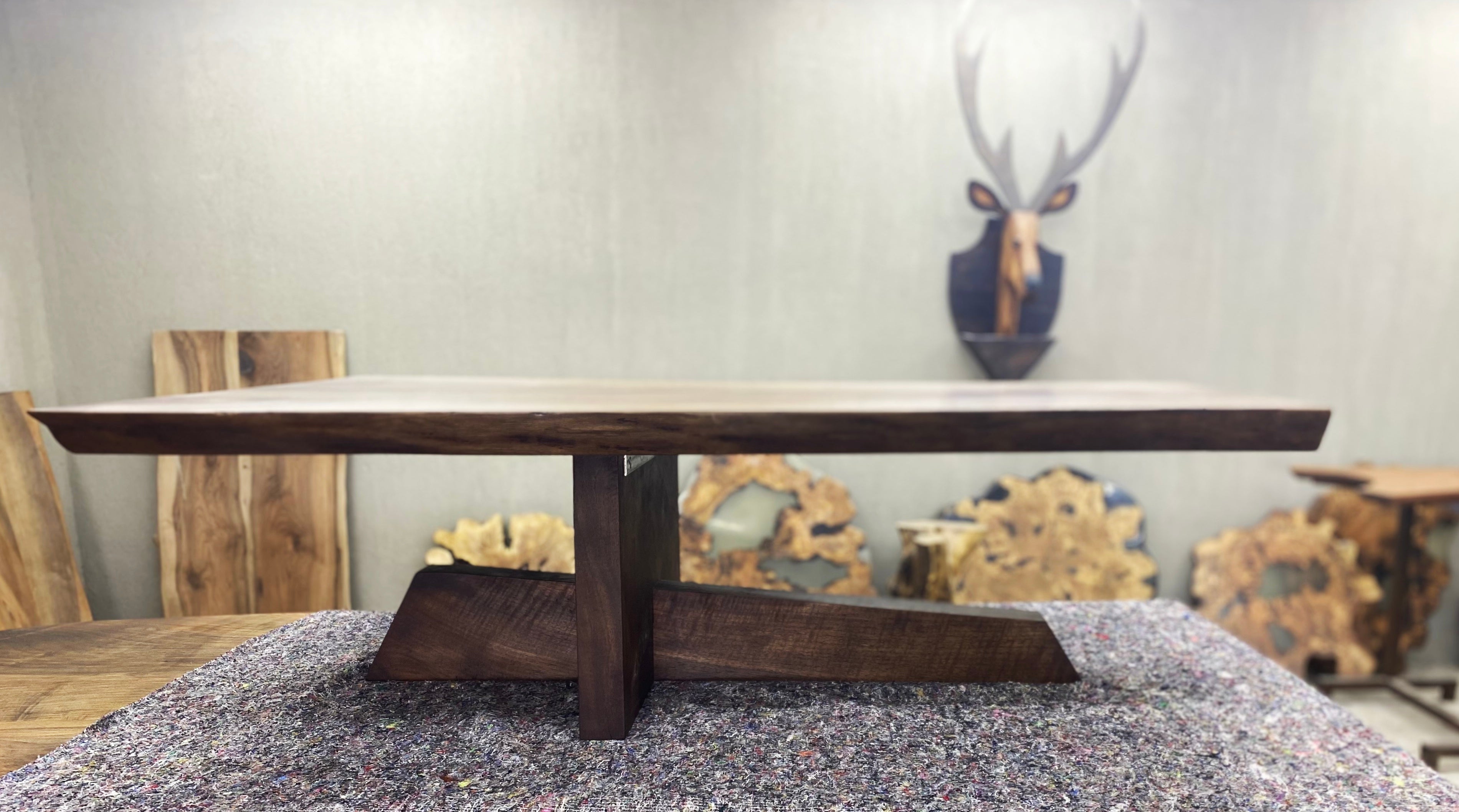 WALNUT WOOD LOW TABLE Kyoto