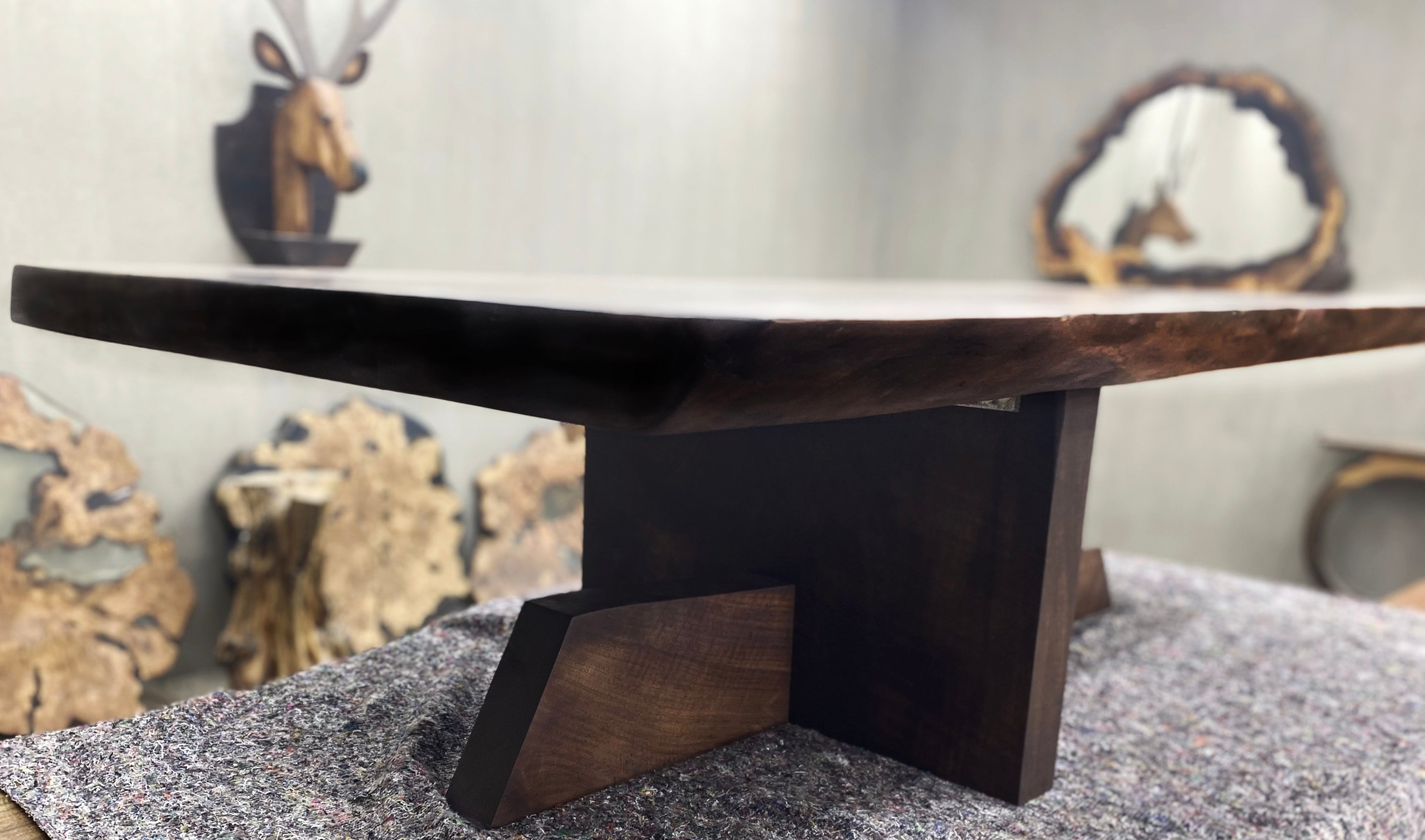 WALNUT WOOD LOW TABLE Kyoto