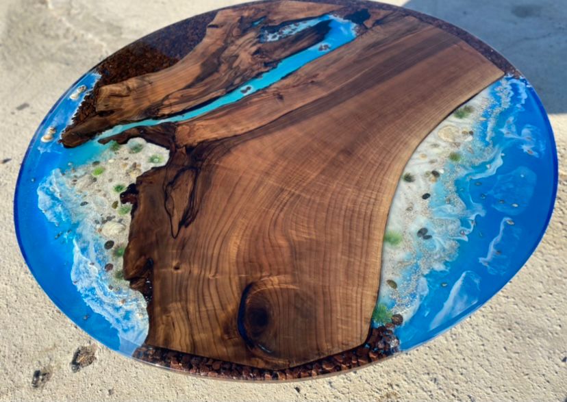 EPOXY OCEAN TABLE