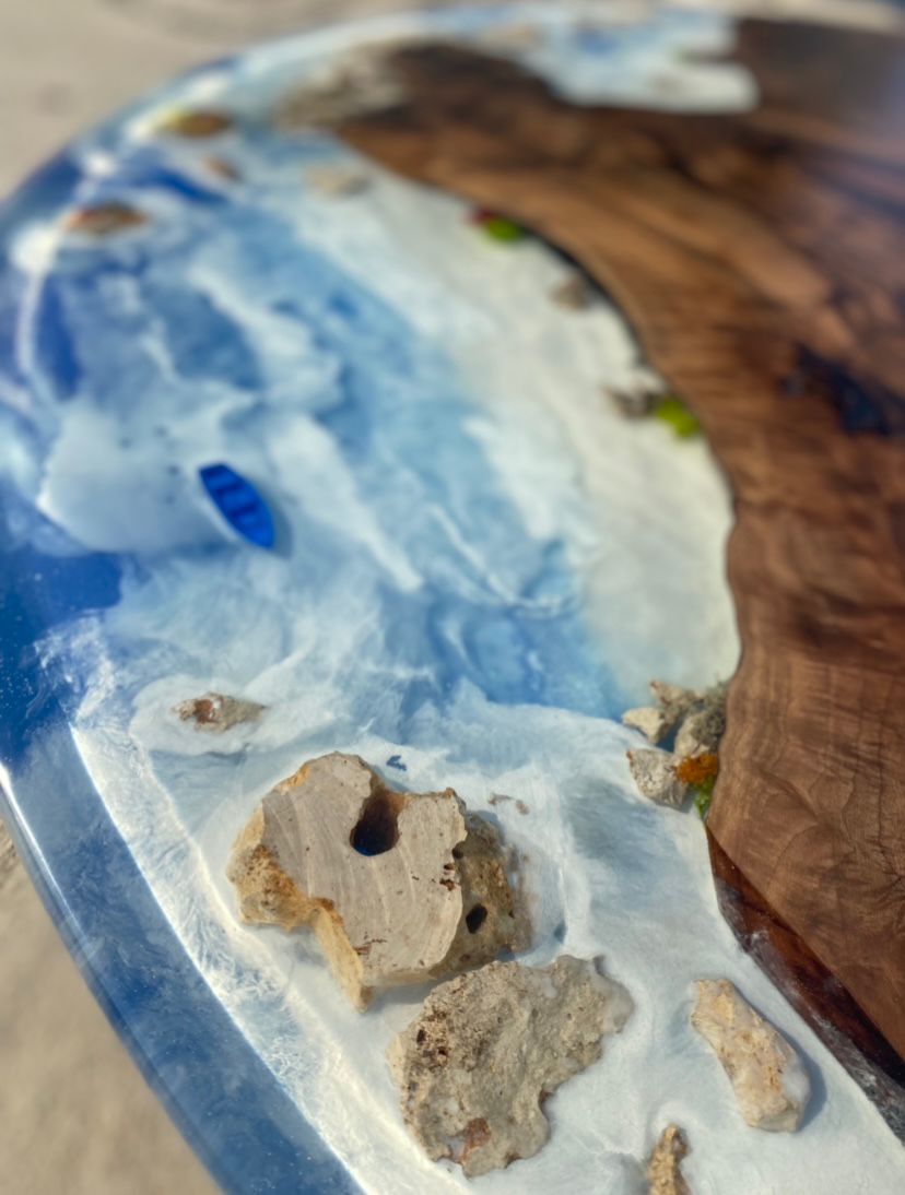 EPOXY OCEAN TABLE